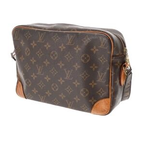 Louis Vuitton Canvas Bag Nile Monogram Shoulder Brown
